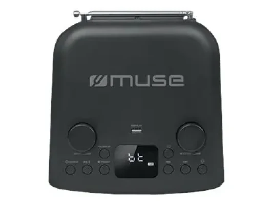 Muse  |  Bluetooth колонка для вечеринки с аккумулятором  |  M-1802DJ  |  60 Вт  |  Bluetooth  |  Черный  |  Беспроводное соединение