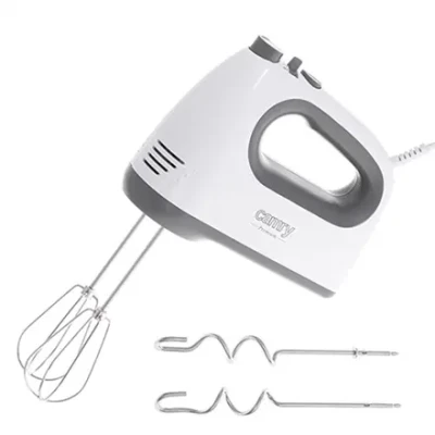 Camry  |  Hand mixer  |  CR 4220w  |  Hand Mixer  |  300 W  |  Number of speeds 5  |  Turbo mode  |  White