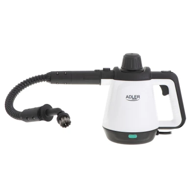 Adler  |  Steam cleaner  |  AD 7038  |  Power 1200 W  |  Steam pressure 3.5 bar  |  Water tank capacity 0.45 L  |  White / Black
