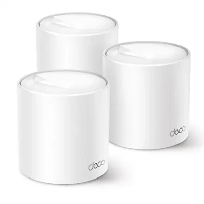 Whole Home Mesh Wi-Fi 6 System  |  Deco X50 (3-pack)  |  802.11ax  |  574+2402 Mbit / s  |  Ethernet LAN (RJ-45) ports 3  |  Mesh Support Yes  |  MU-MiMO Yes  |  No mobile broadband  |  Antenna type Internal