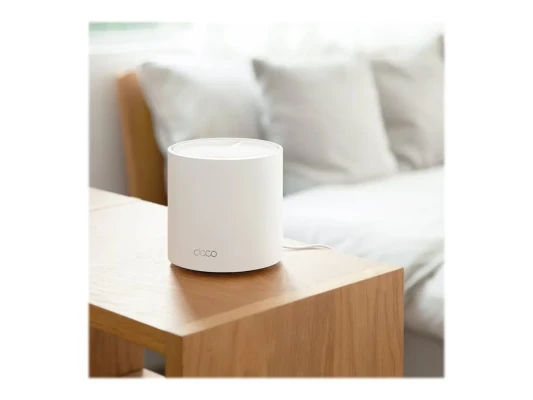 Whole Home Mesh Wi-Fi 6 System  |  Deco X50 (3-pack)  |  802.11ax  |  574+2402 Mbit / s  |  Ethernet LAN (RJ-45) ports 3  |  Mesh Support Yes  |  MU-MiMO Yes  |  No mobile broadband  |  Antenna type Internal