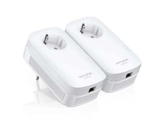 TP-LINK  |  AV1300 Gigabit Passthrough Powerline Starter Kit  |  TL-PA8010P KIT  |  1300 Mbit / s  |  Ethernet LAN (RJ-45) ports 1  |  No Wi-Fi  |  Extra socket