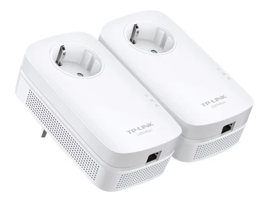 TP-LINK  |  AV1300 Gigabit Passthrough Powerline Starter Kit  |  TL-PA8010P KIT  |  1300 Mbit / s  |  Ethernet LAN (RJ-45) ports 1  |  No Wi-Fi  |  Extra socket