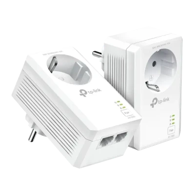 TP-LINK  |  AV1000 2-Port Gigabit Passthrough Powerline Starter Kit  |  TL-PA7027P KIT  |  10 / 100 / 1000 Mbit / s  |  Ethernet LAN (RJ-45) ports 2  |  No Wi-Fi  |  Extra socket