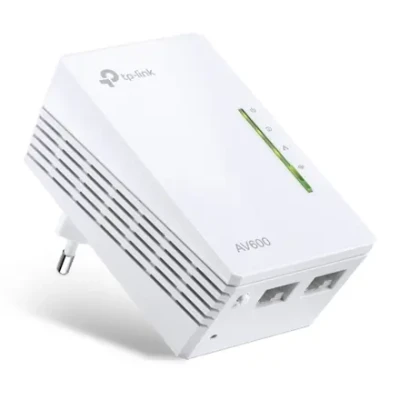 TP-LINK  |  AV600 Wi-Fi Powerline Extender  |  TL-WPA4220  |  10 / 100 Mbit / s  |  Ethernet LAN (RJ-45) ports 2  |  802.11n  |  Wi-Fi data rate (max) 300 Mbit / s  |  Data transfer rate (max) 600 Mbit / s