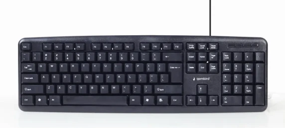 Gembird  |  4-in-1 Multimedia office set  |  KBS-UO4-01  |  Keyboard, Mouse, Pad and Headset Set  |  Wired  |  Mouse included  |  US  |  Black  |  630 g