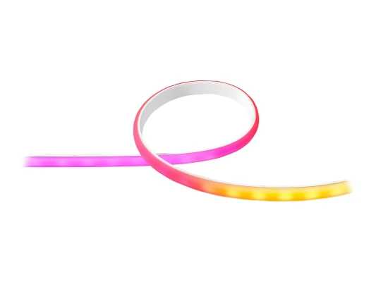 Philips Hue  |  Lightstrip Extension  |  Hue Gradient Lightstrip 1m Extension  |  White and colored light