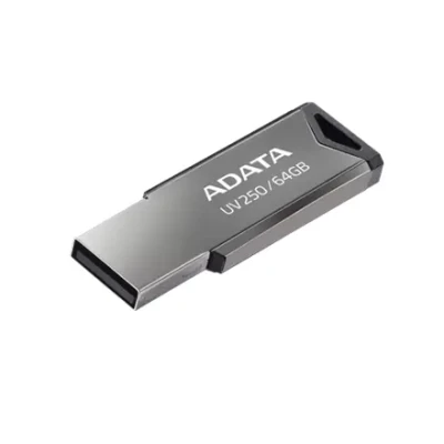 ADATA  |  USB Flash Drive  |  UV250  |  64 GB  |  USB 2.0  |  Silver