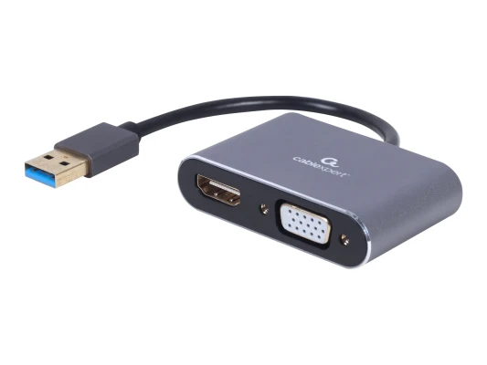 Cablexpert  |  USB display adapter  |  A-USB3-HDMIVGA-01  |  USB 3.0 Type-A  |  0.15 m