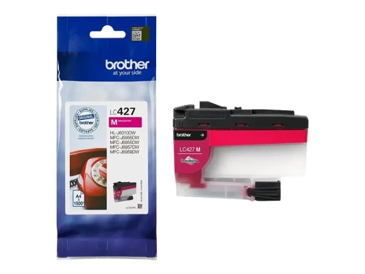 Brother LC427M  |  Tintes kasete  |  Magenta
