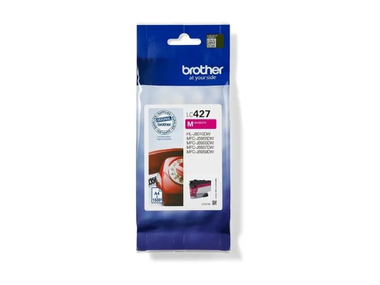 Brother LC427M  |  Tintes kasete  |  Magenta