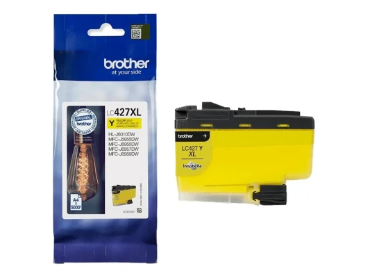 Brother LC427XLY  |  Ink Cartridge  |  Yellow