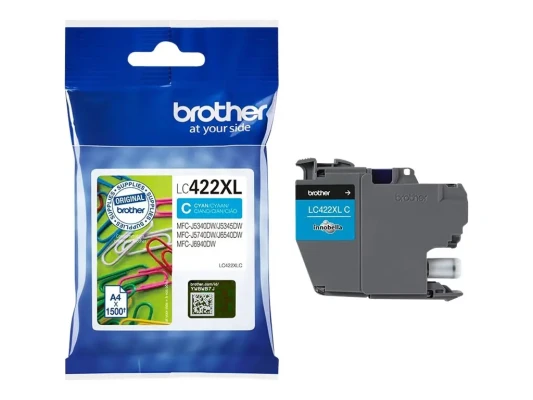 Brother LC422XLC  |  Ink Cartridge  |  Cyan