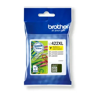 Brother LC422XLY  |  Ink Cartridge  |  Yellow
