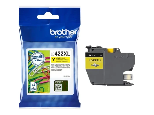 Brother LC422XLY  |  Ink Cartridge  |  Yellow
