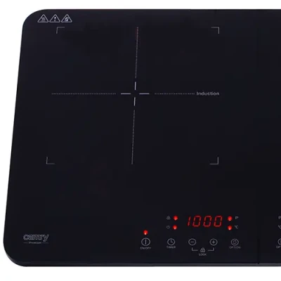 Camry  |  Table Induction Hob  |  CR 6514  |  2 Cooking Zones  |  Black