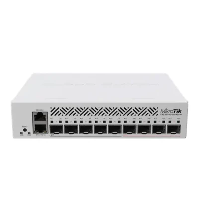 Cloud Router Switch  |  CRS310-1G-5S-4S+IN  |  Без Wi-Fi  |  10 / 100 / 1000 Мбит / с  |  Ethernet LAN (RJ-45) порты 1  |  Поддержка Mesh Нет  |  MU-MiMO Нет  |  Без мобильного широкополосного доступа