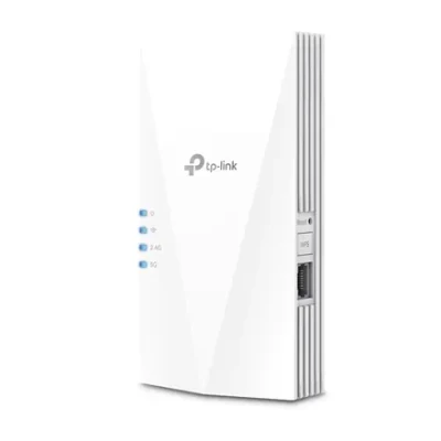 TP-LINK  |  AX1800 Wi-Fi 6 Range Extender  |  RE600X  |  802.11ax  |  2.4GHz / 5GHz  |  Ethernet LAN (RJ-45) ports 1  |  MU-MiMO Yes  |  no PoE  |  Antenna type 2xInternal
