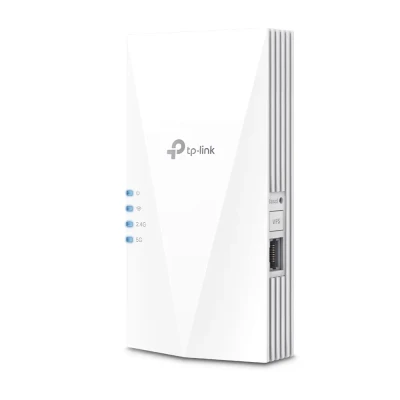 TP-LINK  |  AX1800 Wi-Fi 6 Range Extender  |  RE600X  |  802.11ax  |  2.4GHz / 5GHz  |  Ethernet LAN (RJ-45) ports 1  |  MU-MiMO Yes  |  no PoE  |  Antenna type 2xInternal