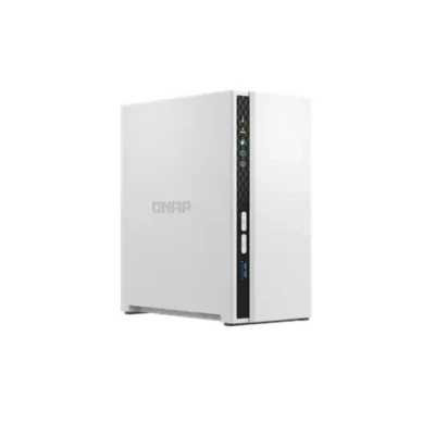 QNAP TS-233 2-Bay NAS  |  Quad-Core ARM Cortex-A55 2.0 GHz  |  2 GB RAM  |  Gigabit Ethernet