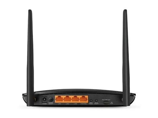 TP-Link Archer MR500 4G+ LTE Router  |  AC1200  |  Wi-Fi 5  |  Dual-Band  |  Gigabit Ethernet  |  4x RJ-45  |  OneMesh