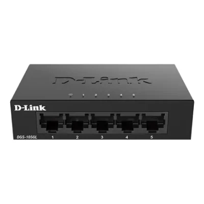D-Link  |  Ethernet коммутатор  |  DGS-105GL / E  |  Неуправляемый  |  Настольный  |  Gigabit Ethernet (медные) порты количество 5