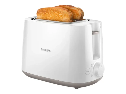 Philips  |  Toaster  |  HD2581 / 00 Daily Collection  |  Power 760-900 W  |  Number of slots 2  |  Housing material Plastic  |  White