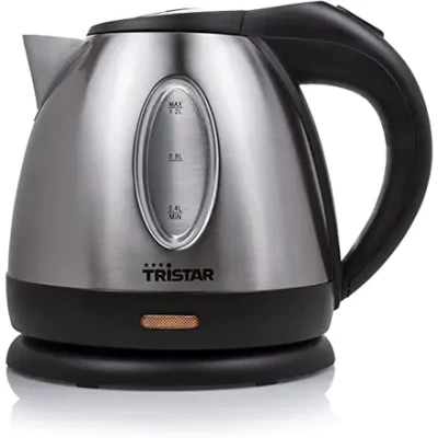Tristar  |  Jug Kettle  |  WK-1323  |  Standard  |  1500 W  |  1.2 L  |  Stainless steel  |  360° rotational base  |  Silver