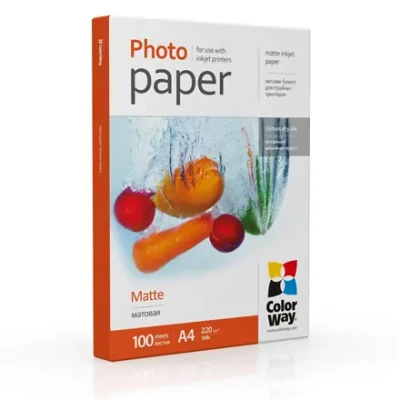 Photo Paper  |  PM220100A4  |  White  |  220 g / m²  |  A4  |  Matte