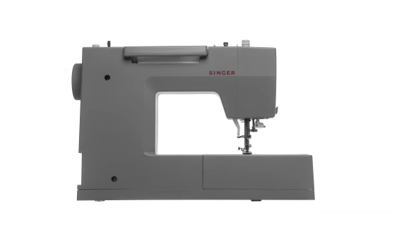 Singer  |  Computerized Sewing Machine  |  HD6800C Heavy Duty  |  Number of stitches 586  |  Number of buttonholes 9  |  Grey