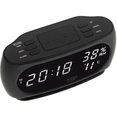 Adler  |  Clock with Thermometer  |  AD 1186  |  Black