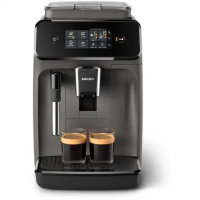 Philips Series 1200 Automatic Coffee Machine  |  EP1224 / 00  |  Milk Frother  |  15 Bar  |  1500 W  |  Grey