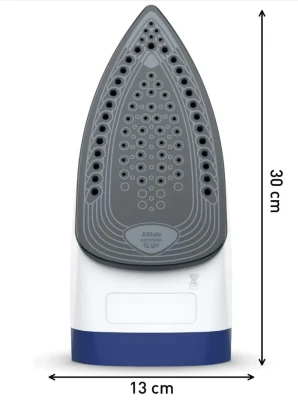 TEFAL  |  FV2838E0  |  Steam Iron  |  2400 W  |  Water tank capacity 270 ml  |  Continuous steam 40 g / min  |  Blue / White
