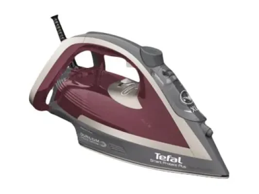 TEFAL  |  FV6870E0  |  Tvaika gludeklis  |  2800 W  |  Ūdens tvertnes ietilpība 270 ml  |  Nepārtraukta tvaika 40 g / min  |  Sarkans / Pelēks