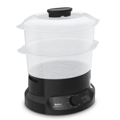 TEFAL  |  Food Steamer  |  VC139810  |  Black  |  800 W  |  Capacity 6 L  |  Number of baskets 2