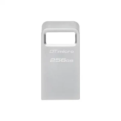 Kingston  |  USB 3.2 Flash Drive  |  DataTraveler micro  |  256 GB  |  USB 3.2  |  Silver