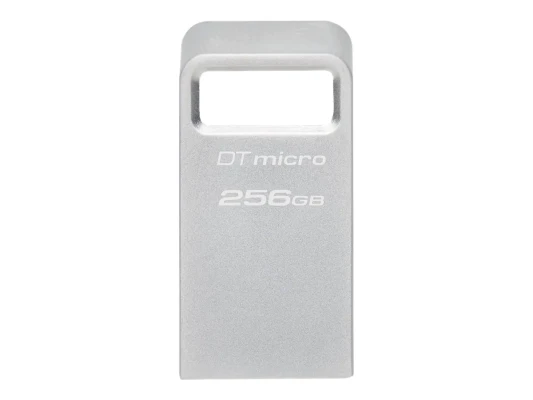 Kingston  |  USB 3.2 Flash Drive  |  DataTraveler micro  |  256 GB  |  USB 3.2  |  Silver