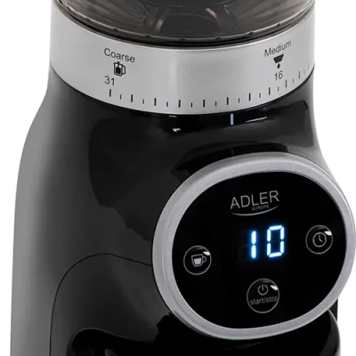 Adler  |  Coffee Grinder  |  AD 4450 Burr  |  300 W  |  Coffee beans capacity 300 g  |  Number of cups 1-10 pc(s)  |  Black
