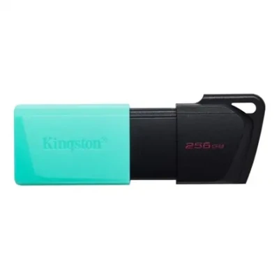 Kingston  |  USB Flash Drive  |  DataTraveler Exodia  |  256 GB  |  USB 3.2 Gen 1  |  Black / Teal