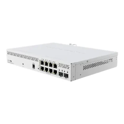 MikroTik CSS610-8P-2S+IN Cloud Smart Switch  |  8× Gigabit PoE+ RJ-45  |  2× SFP+  |  Managed
