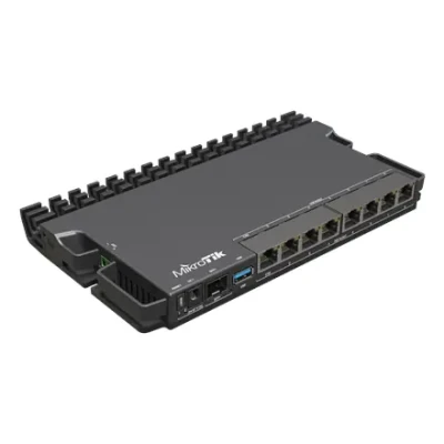 MikroTik RB5009UPr+S+IN Router  |  8-Port Switch  |  Gigabit Ethernet  |  2.5 Gigabit Ethernet  |  USB
