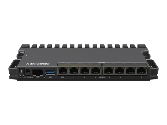 MikroTik RB5009UPr+S+IN Router  |  8-Port Switch  |  Gigabit Ethernet  |  2.5 Gigabit Ethernet  |  USB