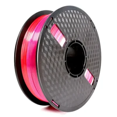 Flashforge Filaments, PLA Zīda Varavīksne  |  3DP-PLA-SK-01-RP  |  1.75 mm diametrs, 1kg / spole  |  Sarkans / Violets