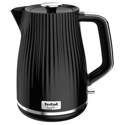 TEFAL  |  Kettle  |  KO250830  |  Electric  |  2400 W  |  1.7 L  |  Plastic  |  360° rotational base  |  Black