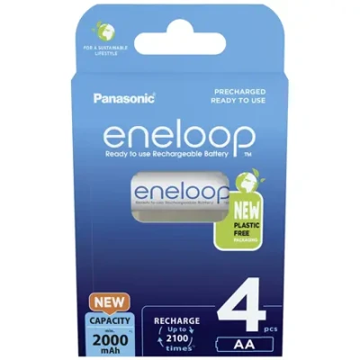 Panasonic  |  ENELOOP BK-3MCDE / 4BE  |  AA  |  2000 mAh  |  4 gab(s)