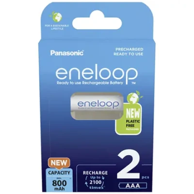 Panasonic  |  ENELOOP BK-4MCDE / 2BE  |  AAA  |  800 mAh  |  2 pc(s)