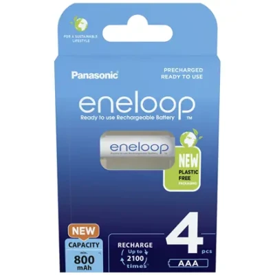 Panasonic  |  ENELOOP BK-4MCDE / 4BE  |  AAA  |  800 mAh  |  4 pc(s)