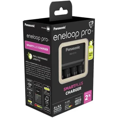 Panasonic  |  Battery Charger  |  ENELOOP Pro K-KJ55HCD40E  |  AA