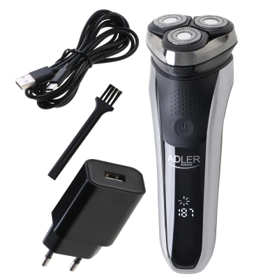 Adler  |  Electric Shaver  |  AD 2933  |  Operating time (max) 180 min  |  Lithium Ion  |  Black
