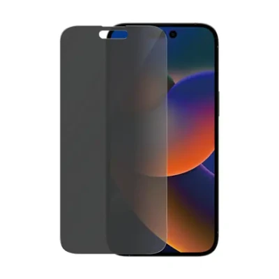 PanzerGlass  |  Screen protector  |  Apple  |  iPhone 14 Pro Max  |  Glass  |  Black  |  Classic Fit  |  Privacy